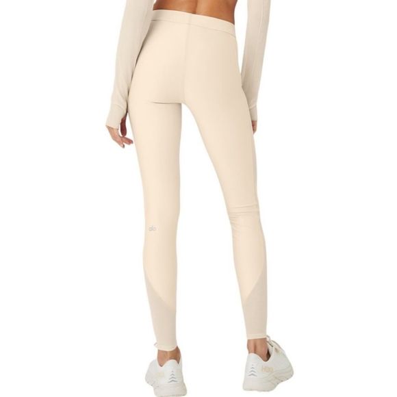 Alo Yoga Airlift High-Waist Ballet Dream Legging in Macadamia NWT Medium - Picture 4 of 10